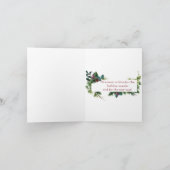 Frohe Weihnachtsfeier Special Rentierzauber Schnee Feiertagskarte (Innenseite)