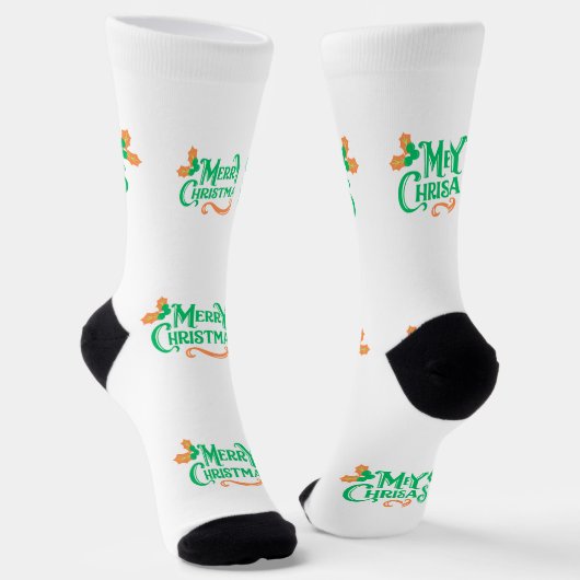 Frohe Weihnachtsfeier Super Softgeschenke Cool Socken (Gewinkelt)