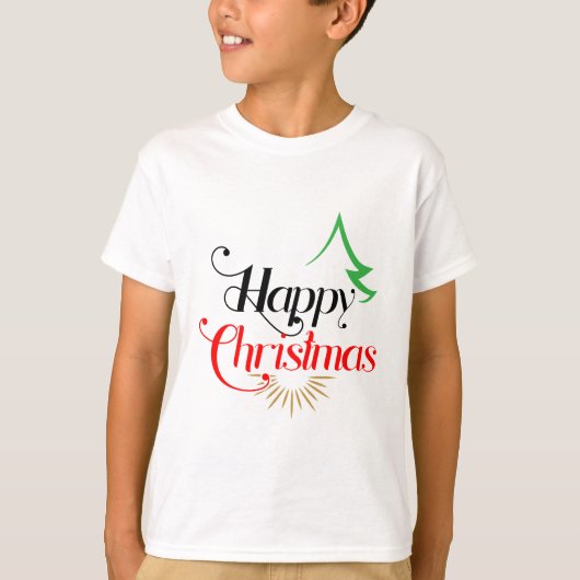 frohe Weihnachtsfeier T-Shirt (Vorderseite)
