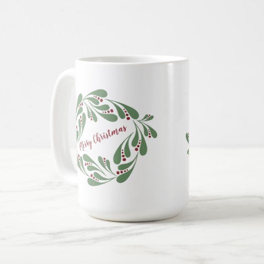 Frohe Weihnachtsfeier - Tasse (Vorderseite Links)