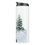 Frohe Weihnachtsfeier Thermosbecher (Nach rechts gedreht)