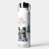 Frohe Weihnachtsfeier Trinkflasche (Vorderseite)