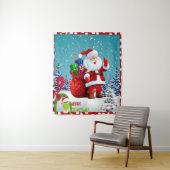 Frohe Weihnachtsfeier Wandteppich (Beispiel)