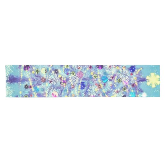 Frohe Weihnachtsfeier Weihnachtsbaum - Geschenk Kurzer Tischläufer (Horizontal)