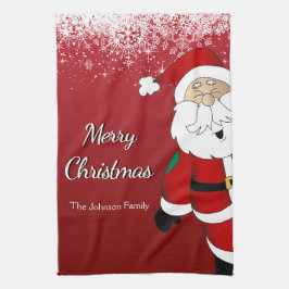 Frohe Weihnachtsfeierlichkeiten Geschirrtuch