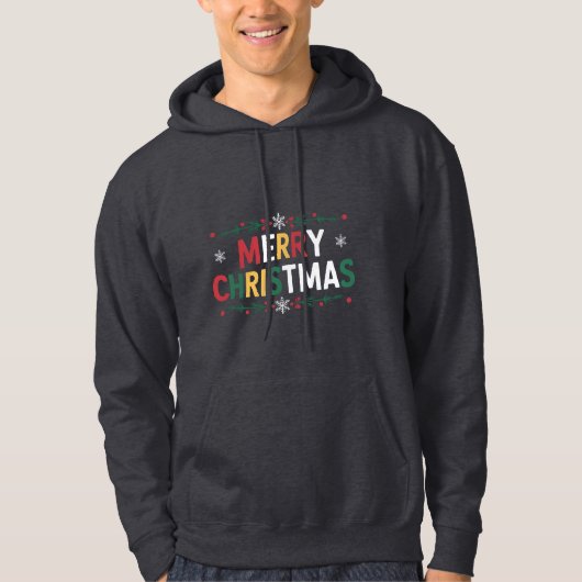 Frohe Weihnachtsfeiern Hoodie (Vorderseite)
