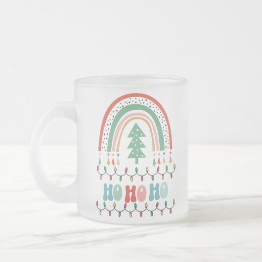 Frohe Weihnachtsfeiern Mattglastasse (Links)
