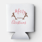 Frohe Weihnachtsfeiertag Rotes Rentierhorn Dosenkühler (Rückseite)