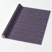 Frohe Weihnachtsfeiertage Cheer Collection Geschenkpapier (Ungerollt)