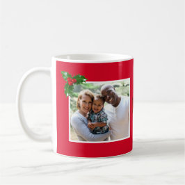 Frohe Weihnachtsfeiertage - Custom Foto - Kaffeetasse