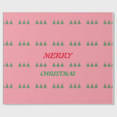 Frohe Weihnachtsfeiertage Elegant Geschenkpapier (Flach)