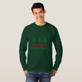 Frohe Weihnachtsfeiertage Elegant individualisiere T-Shirt (Vorne ganz)