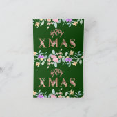 Frohe Weihnachtsfeiertage Feiertagskarte (Innenseite)