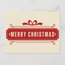 Frohe Weihnachtsfeiertage Feiertagspostkarte