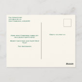 Frohe Weihnachtsfeiertage Foto Fun Teddy Bären Pil Postkarte (Rückseite)