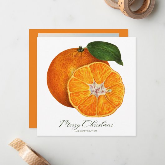 Frohe Weihnachtsfeiertage Foto Weihnachtskarte Mitteilungskarte (Vorderseite/Rückseite Beispiel)