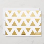 Frohe Weihnachtsfeiertage FotoCollage Feiertagskarte (Rückseite)