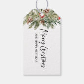 Frohe Weihnachtsfeiertage Geschenkanhänger (Vorderseite)