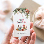 Frohe Weihnachtsfeiertage Geschenkanhänger