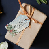 Frohe Weihnachtsfeiertage Geschenkanhänger