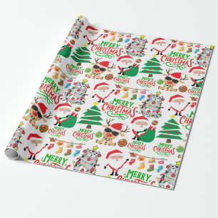 Frohe Weihnachtsfeiertage Geschenkpapier
