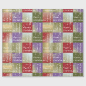 Frohe Weihnachtsfeiertage Geschenkpapier (Flach)