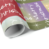 Frohe Weihnachtsfeiertage Geschenkpapier (Rolleneckpunkt)