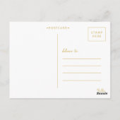 Frohe Weihnachtsfeiertage Gruß Foto Overlay Postkarte (Rückseite)