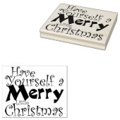 Frohe Weihnachtsfeiertage Gummistempel (Stempel)