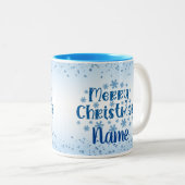 Frohe Weihnachtsfeiertage Kaffee Tee Tasse (VorderseiteRechts)