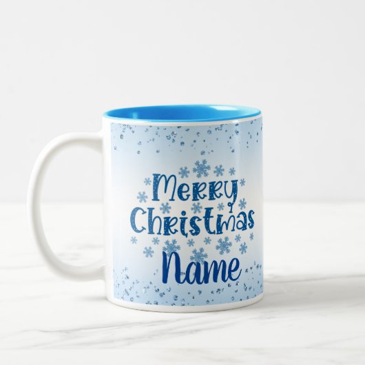 Frohe Weihnachtsfeiertage Kaffee Tee Tasse (Links)