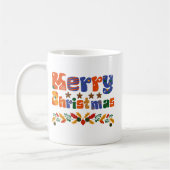 Frohe Weihnachtsfeiertage Kaffeetasse (Links)