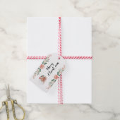 Frohe Weihnachtsfeiertage Moderne Geschenkanhänger (Mit Garn)