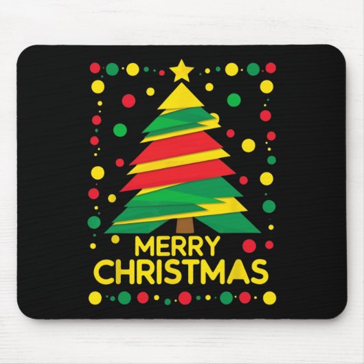 Frohe Weihnachtsfeiertage Mousepad (Vorne)