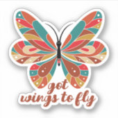 Frohe Weihnachtsfeiertage Neues Jahr Aufkleber (Vorderseite)