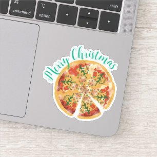 Frohe Weihnachtsfeiertage Neues Jahr Aufkleber