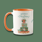 Frohe Weihnachtsfeiertage Niedlich Moderne Persona Tasse