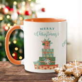 Frohe Weihnachtsfeiertage Niedlich Moderne Persona Tasse