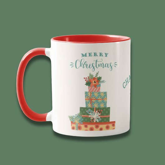 Frohe Weihnachtsfeiertage Niedlich Moderne Persona Tasse