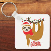 Frohe Weihnachtsfeiertage Niedlicher Feiertag Schlüsselanhänger (Vorderseite)
