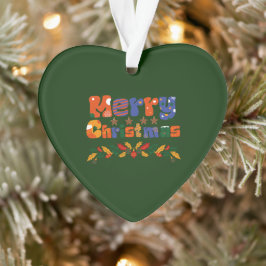 Frohe Weihnachtsfeiertage Ornament