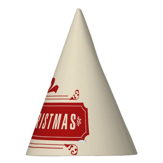 Frohe Weihnachtsfeiertage Partyhütchen (Rechts)