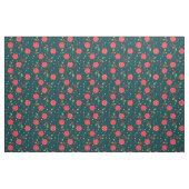 Frohe Weihnachtsfeiertage Poinsettia Holly Pattern Stoff (Fat Quarter (45,7 x 55,9 cm))