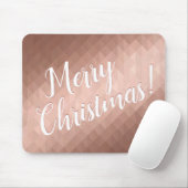 Frohe Weihnachtsfeiertage Rose Gold Mousepad (Mit Mouse)