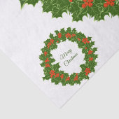 Frohe Weihnachtsfeiertage Seidenpapier (Detail)