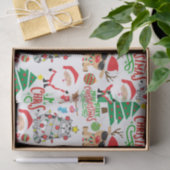 Frohe Weihnachtsfeiertage Seidenpapier (Geschenk)