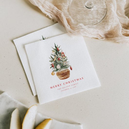 Frohe Weihnachtsfeiertage Serviette