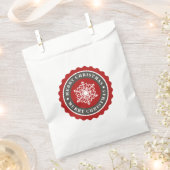 Frohe Weihnachtsfeiertage Snowflake Geschenktütchen (Ausgeschnitten)