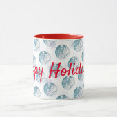 Frohe Weihnachtsfeiertage Tasse (Zentrum)