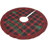 Frohe Weihnachtsfeiertage \Tree Skirt Brushed Poly Polyester Weihnachtsbaumdecke (Schrägansicht)